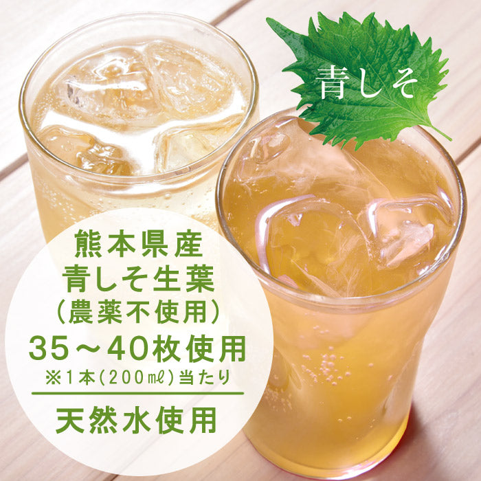 青 しそドリンク(ストレート) 200ml×1本 【宅配便配送】