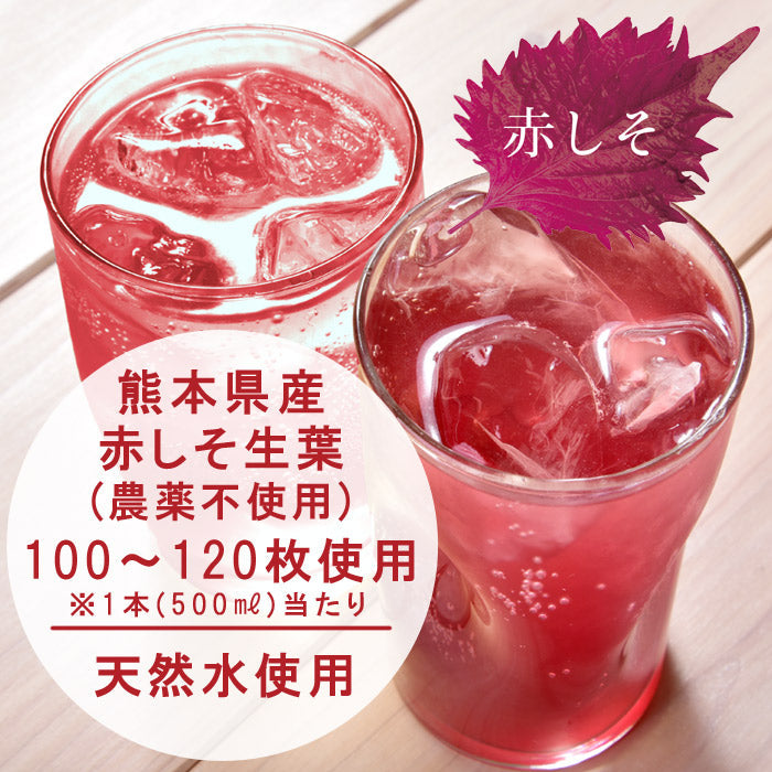 赤 しそドリンク(濃縮) 500ml×1本 【宅配便配送】