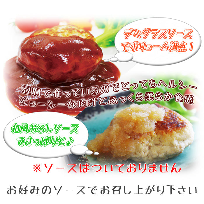 送料無料 豆腐 ハンバーグ セット 100g×15個(1,500g)【宅配便配送】