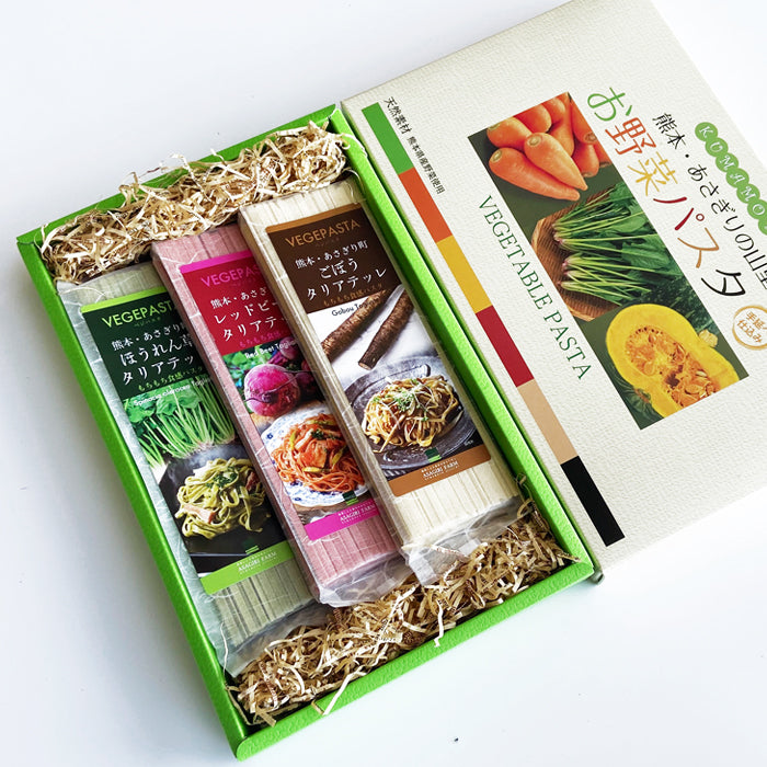 お野菜パスタ タリアテッレ 3種セット 180g×3袋 ギフト用【宅配便配送】
