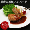 送料無料 球磨の黒豚 ハンバーグ 140g×6個(840g)【宅配便配送】