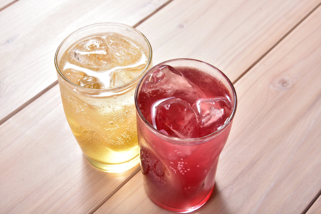 しそドリンク 赤 青 200ml 10本 ～ 50本 セット ストレート 送料無料【宅配便配送】